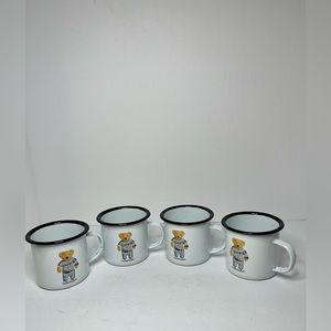 Chicago White Sox ORIS Set 4‎ Metal Teddy Bear Baseball Cups Mugs SGA 2022.